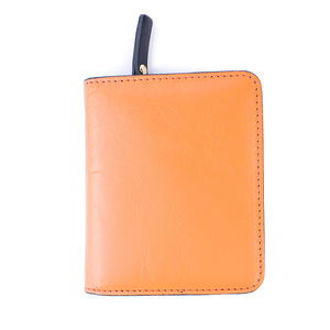 BEYMEN DARK ORANGE LEATHER WALLET | MENS
